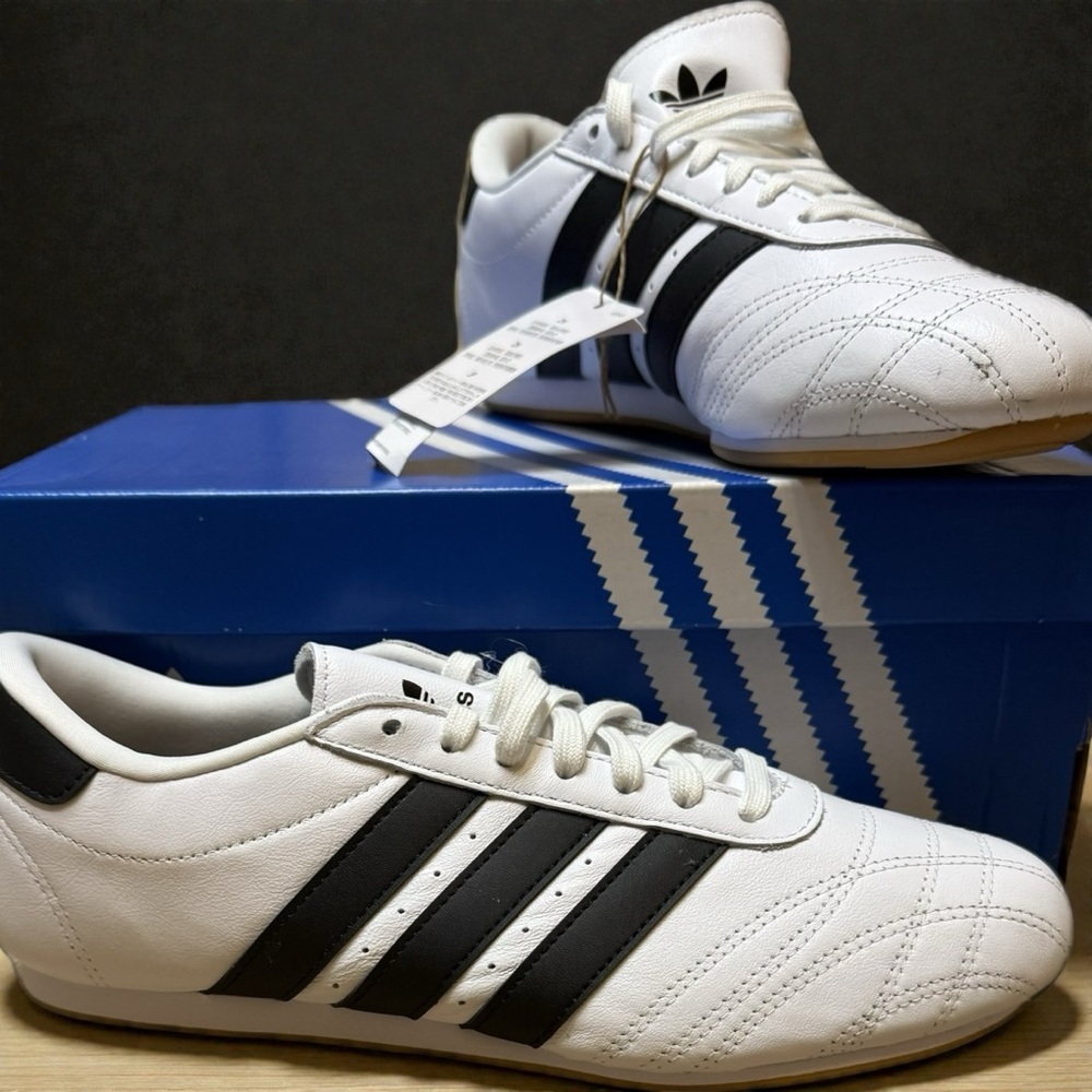 adidas White and Black Athletic Shoes